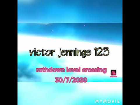 Trains at rathdown level crossing 30/7/2020