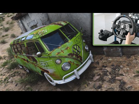 Rebuilding 60 YEARS OLD Volkswagen Type 2 De Luxe - Forza Horizon 5 | Logitech G923