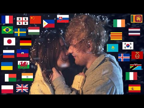 PERFECT in 30 Different Languages! (Ed Sheeran)
