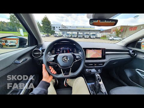 New Skoda Fabia Automatic 2022 Test Drive POV