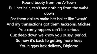 Chris Brown FT Kmac &amp; Se7en - Spend it all  (Lyrics on screen) karaoke  Boy in detention