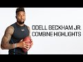 Odell Beckhams 2014 NFL Scouting Combine.