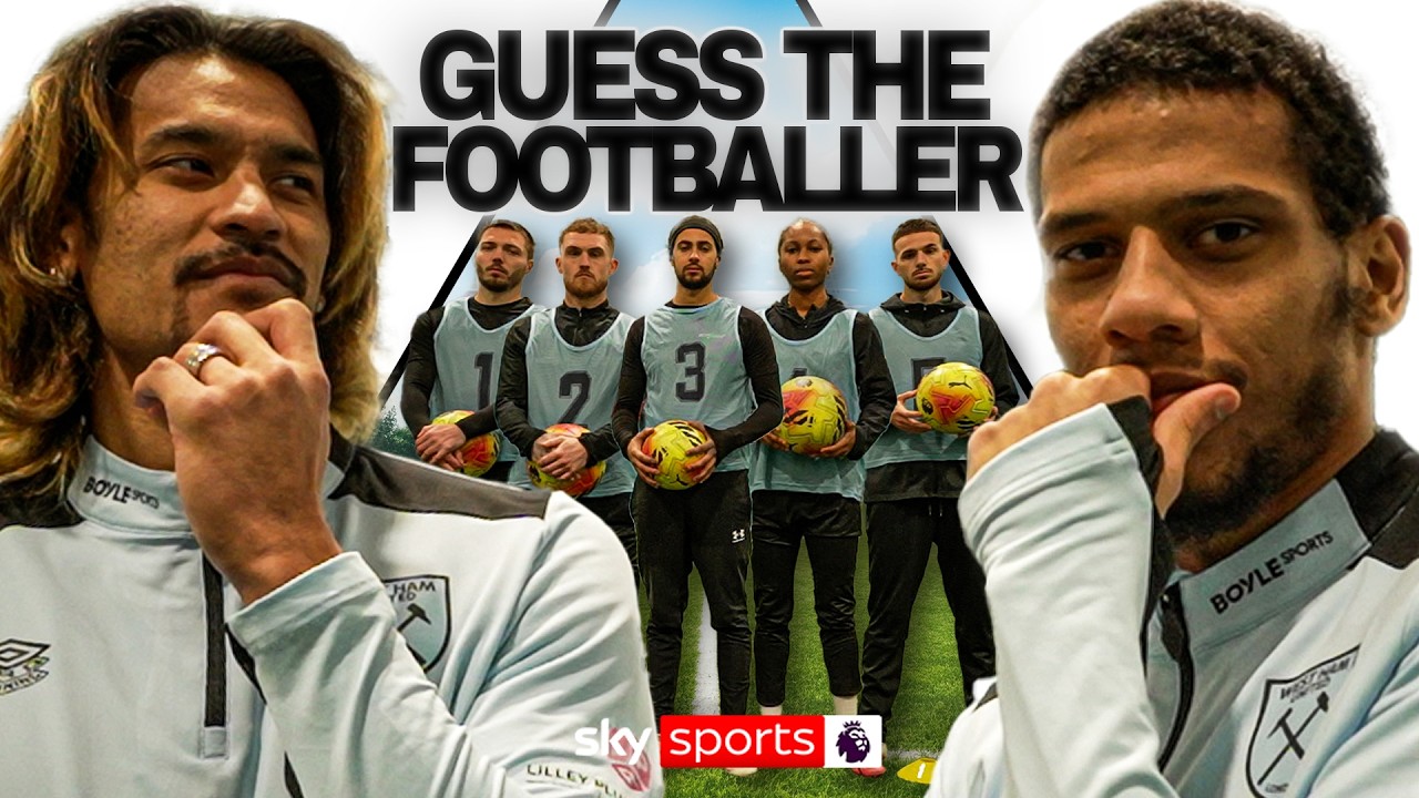 GUESS THE FOOTBALLER with West Ham's Alphonse Areola & Jean-Clair Todibo | Pick The Pro