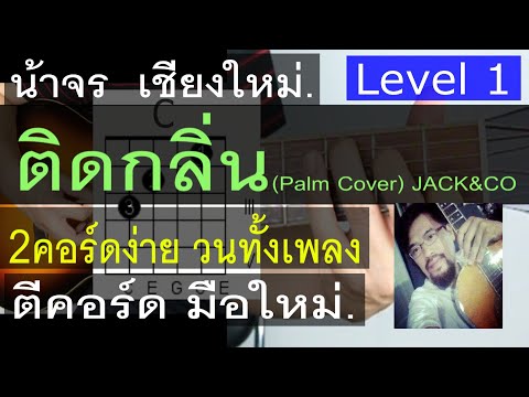 สอนกีต้าร์  ติดกลิ่น  Level 1 | JACK & CO  (Palm Cover)   คอร์ดง่าย มือใหม่ - น้าจร เชียงใหม่ (1/2)
