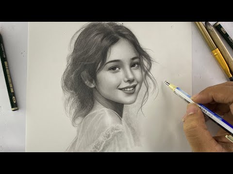 Watch This Portrait Come to Life – Realistic Drawing Timelapse