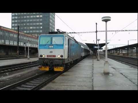 Odjezd vlaku Os 6823 (ČD 162.046) - Most, 29. 1. 2013