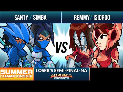 Simba & Santy vs Remmy & Isidroo - Loser's Semi-Final - Summer Championship 2020 - 2v2 NA