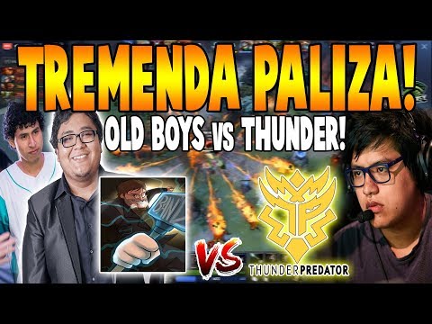 OLD BOYS vs THUNDER [BO1] - SEMIFINAL "Tremenda Paliza" - WESG 2019-2020 DOTA 2