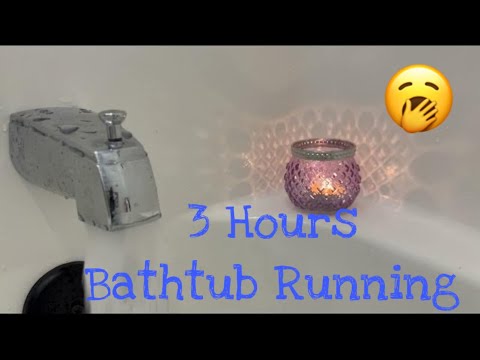 3 Hours Bathtub Filling Loop // White Noise for Sleep and Relaxing 😎