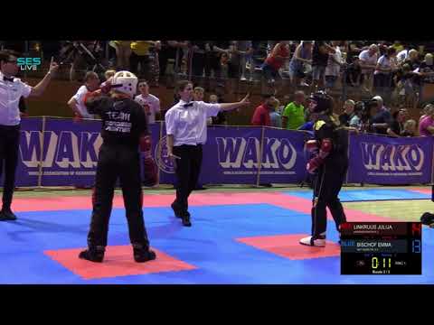 Deutsche Meisterschaft 2018 - Finale PF Jun. w -60 kg Julija Linkruus - Emma Bischoff