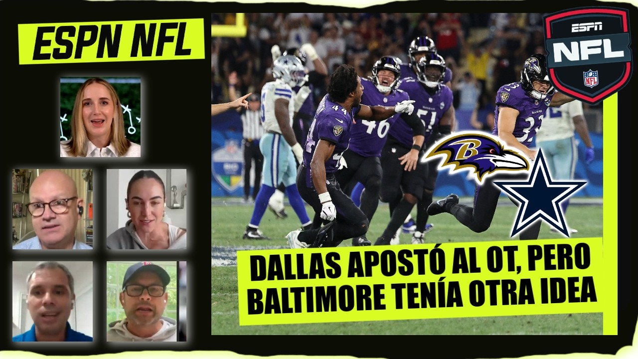 La estrategia de los COWBOYS vs RAVENS les FALLÓ y Lamar Jackson APROVECHÓ | ESPN NFL