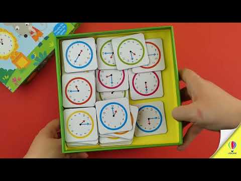 Настольная игра Telling the Time Matching Games and Book video 1