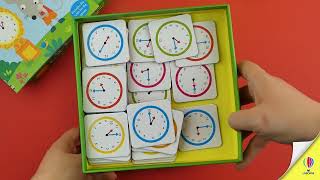 Telling the Time Matching Games and Book bingo v angličtině