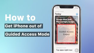 (✔️iOS 17 Supported!) 🔥2023 How to Get iPhone Out of Guided Access Mode