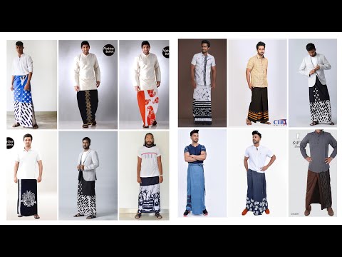 Latest batik design sarong and shirt combinations collection | batik combo for men wear