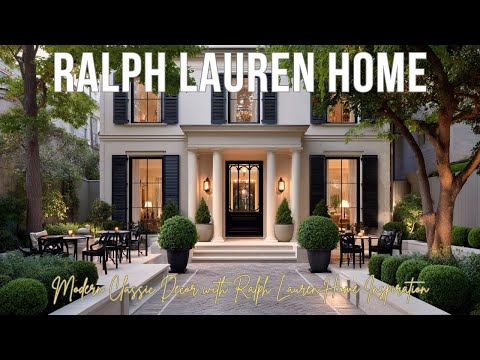 Modern Classic Decor with Ralph Lauren Home Inspiration