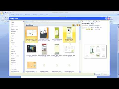 Microsoft Word Brochure Template