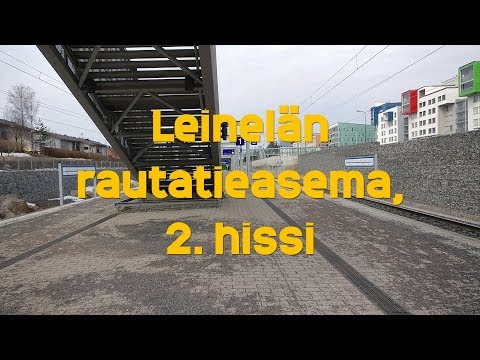Hissivideo: Leinelän rautatieasema, Vantaa, 2. hissi - 2013 KONE MonoSpace