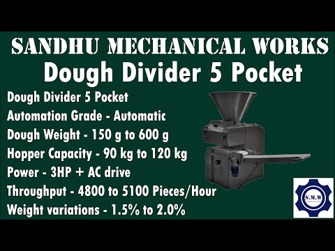 5 Pocket Dough Divider Machine