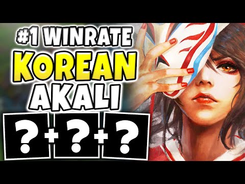 NEW #1 WINRATE KOREA AKALI BUILD! WTF IS THIS BUILD!? SEASON 8 AKALI GAMEPLAY! - League of Legends