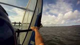 preview picture of video 'Canton Beach Australia NSW windsurfing'