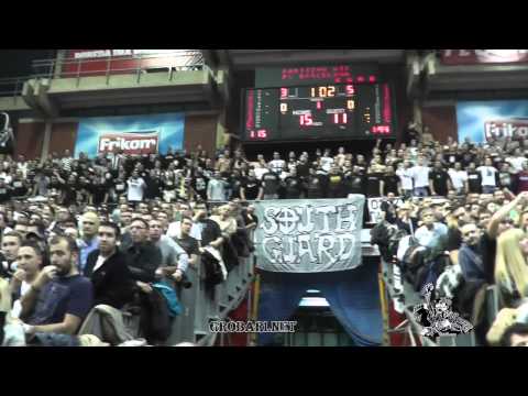 GDE GOD TI DA IGRAŠ !!! DA SE TRESE !! | Grobari na Partizan - Barcelona 21.11.2013