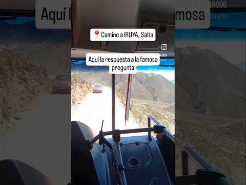 Y si viene un auto de frente?? 🫣 #iruya #salta