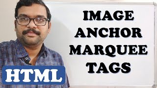 IMAGE, ANCHOR & MARQUEE TAGS - HTML