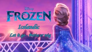 Frozen - Let it Go (Icelandic S+T)
