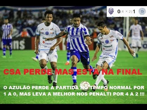 CAMPEONATO BRASILEIRO SERIE C 2017 CSA-AL 0 (4) x (2) 1 SÃO BENTO-SP - JOGO DE VOLTA