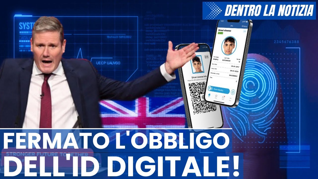 CONTRO TG : popolo GB ferma obbligo ID digitale! Merz invia soldati in Groenlandia per fermare Trump