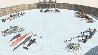 2 vs 2 vs 2 vs 2 vs 2 Tournament  - Animal Revolt Battle Simulator