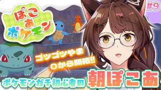 【ぽこあポケモン】ゴツゴツやま進出⛰💨ポケモン初心者ののんびり朝ぽこ【 にじさんじフミ 】#9