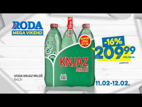 RODA: MEGA vikend 11. - 12.02.2017.