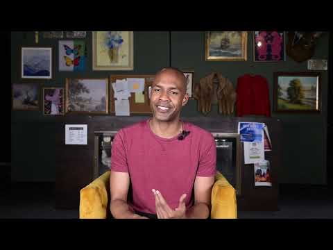 It's Ithamar Francois! Talking 'King James' at Shadowland Stages.