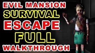 Evil Mansion Survival Escape Gameplay - Full Walkthrough - Level 1 to Level 8 - 3D Games Village