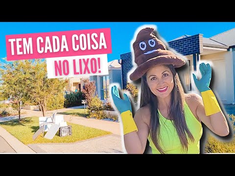 LIXO NA AUSTRÁLIA - REVIRANDO O LIXO EM BAIRRO RICO - Ep 20