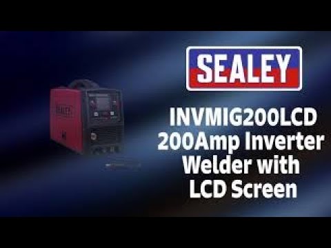 Sealey Inverter Welder MIG, TIG & MMA with 200Amp - INVMIG200LCD