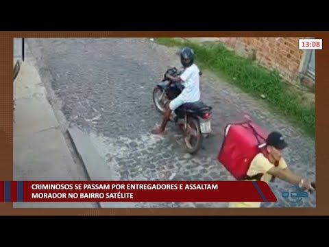 Criminosos se passam por entregadores e fazem assalto no Satélite 29 10 2021