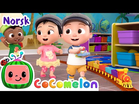 Nede på stasjonen | Vuggesanger for Babyer | CoComelon Norsk