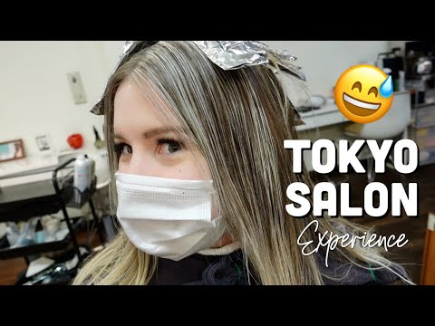 試圖在東京的沙龍為我的金髮進行染色？ (Attempting to Dye my Blonde Hair at a TOKYO Salon ?)