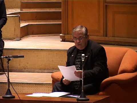 Grigore CONSTANTINESCU recitand "RUGACIUNE" de Mihai EMINESCU, concertul AVE MARIA, sala RADIO, 2008