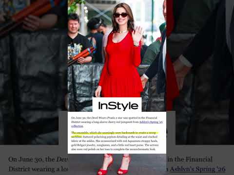 Anne Hathaway se pone el vestido al revés