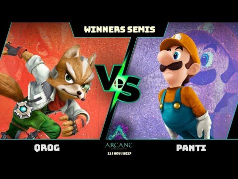 Arcane 2017 - SSB WiiU - Singles Winners Semi Finals - QROG (Fox) vs Panti (Luigi)