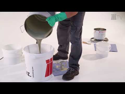 Application of coating with addition of quartz sand using as...
