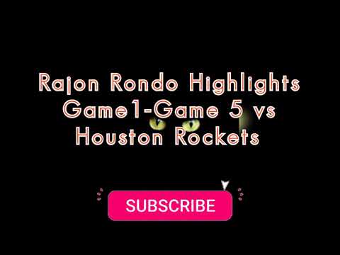 Rajon Rondo Highlights vs Rockets amazing moves| Game 1-Game 5 Playoffs 2020 | Albert Einstein | NBA