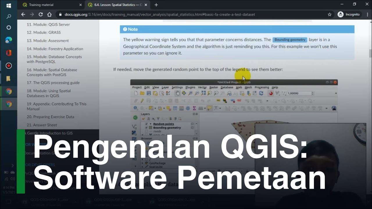 Pengenalan QGIS dalam Kegiatan Survei dan Pemetaan Mangrove