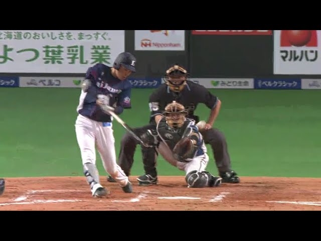 【7回表】チャンスを逃さず追加点!! ライオンズ・源田のタイムリーヒット!! 2018/3/31 F-L