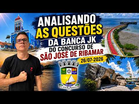 🚨🔥ANALISANDO AS QUESTÕES DO DIA 26/07 DA BANCA JK NO CONCRUSO DE SÃO JOSÉ DE RIBAMAR (MA)