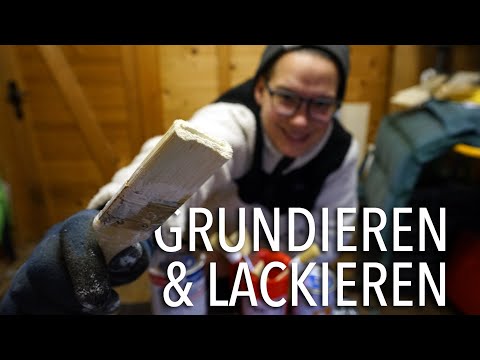 Camperausbau: Grundierung & Lackieren | Minicamper Holzkonstruktion nimmt Gestalt an 🛠️